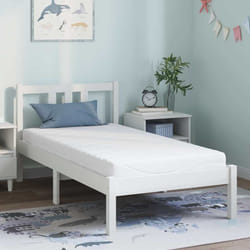 vidaXL Materasso Bianco 80 x 160 cm Schiuma Memory in Gel