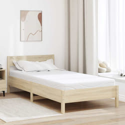 vidaXL Materasso Bianco 100 x 200 cm Schiuma Memory in Gel
