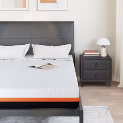 vidaXL Materasso Bianco e Grigio 140 x 190 cm Schiuma Memory in Gel - Vista aggiuntiva 3