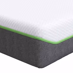 vidaXL Materasso Bianco e Grigio 80 x 160 cm Molle Insacchettate - Vista aggiuntiva 2