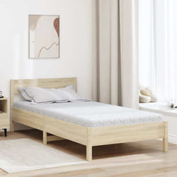 vidaXL Materasso con Strato di Cocco Bianco 200 x 100 cm Schiuma PU