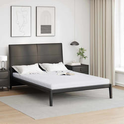vidaXL Materasso con Strato di Cocco Bianco 200 x 160 cm Schiuma PU