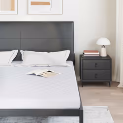 vidaXL Materasso con Strato di Cocco Bianco 200 x 200 cm Schiuma PU - Vista aggiuntiva 3
