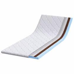 vidaXL Guanciali per materassi Bianco 70 x 200 cm Schiuma PU - Vista aggiuntiva 3