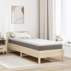 vidaXL Guanciali per materassi Bianco 80 x 200 cm Schiuma PU