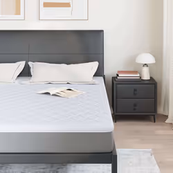 vidaXL Guanciali per materassi Bianco 200 x 200 cm Schiuma PU - Vista aggiuntiva 3