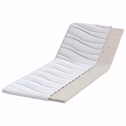 vidaXL Guanciali per materassi Bianco 80 x 200 cm Latice - Vista aggiuntiva 3