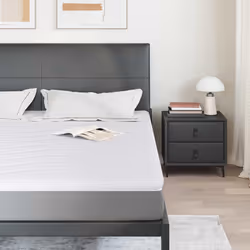 vidaXL Guanciali per materassi Bianco 200 x 200 cm Latice - Vista aggiuntiva 3