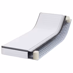 vidaXL Materasso Bianco e Grigio 80 x 200 cm Molla Bonell - Vista aggiuntiva 3