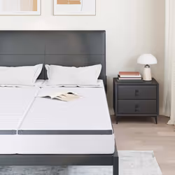 vidaXL Materasso 2 pcs Bianco e Grigio 70 x 200 cm Molla Bonell - Vista aggiuntiva 3