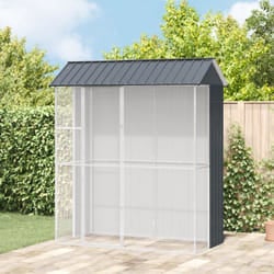 Vidaxl - Voliera per Uccelli Antracite 215x110x247 cm in Acciaio