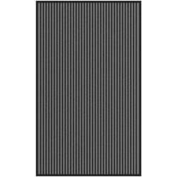 Vidaxl - Zerbino a Strisce Nere e Grigie 90x150 cm 415811