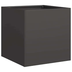 VidaXL 860661 fioriera Acciaio Nero