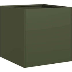 Vidaxl - Fioriera Verde Oliva 40x40x40 cm in Acciaio Laminato a Freddo