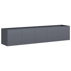 VidaXL 860684 fioriera Acciaio Antracite