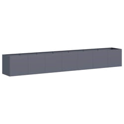 VidaXL 860691 fioriera Acciaio Antracite