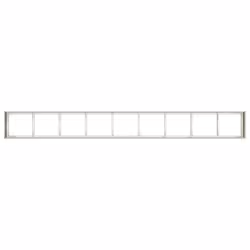 VidaXL 860697 fioriera Acciaio Bianco - Vista aggiuntiva 5