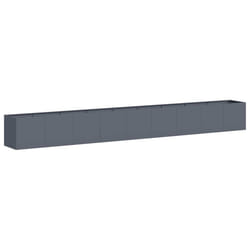 VidaXL 860698 fioriera Acciaio Antracite