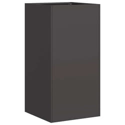 VidaXL 860703 fioriera Acciaio Nero