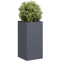 Vidaxl - Fioriera Antracite 40x40x80 cm in Acciaio Laminato a Freddo 919922