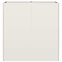 VidaXL 860711 fioriera Acciaio Bianco - Vista aggiuntiva 4