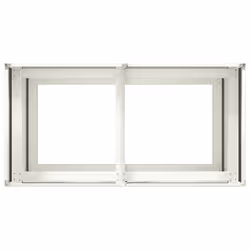 VidaXL 860711 fioriera Acciaio Bianco - Vista aggiuntiva 5