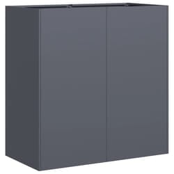 VidaXL 860712 fioriera Acciaio Antracite