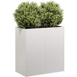 Fioriera 80x40x80 cm in Acciaio Inox vidaXL800681