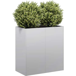 Fioriera 80x40x80 cm in Acciaio Zincato vidaXL417961