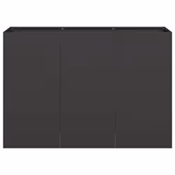 VidaXL 860717 fioriera Acciaio Nero - Vista aggiuntiva 4