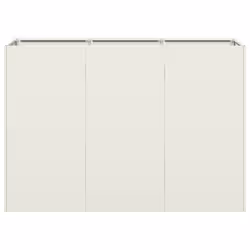 VidaXL 860718 fioriera Acciaio Bianco - Vista aggiuntiva 4