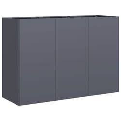 VidaXL 860719 fioriera Acciaio Antracite