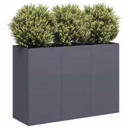 VidaXL 860719 fioriera Acciaio Antracite - Vista aggiuntiva 2