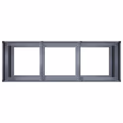 VidaXL 860719 fioriera Acciaio Antracite - Vista aggiuntiva 5