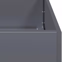 VidaXL 860719 fioriera Acciaio Antracite - Vista aggiuntiva 6