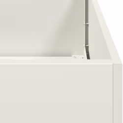 VidaXL 860725 fioriera Acciaio Bianco - Vista aggiuntiva 6