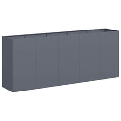 VidaXL 860726 fioriera Acciaio Antracite