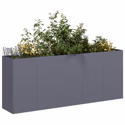 VidaXL 860726 fioriera Acciaio Antracite - Vista aggiuntiva 2