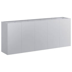 VidaXL 860729 fioriera Acciaio galvanizzato