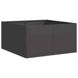 VidaXL 860738 fioriera Acciaio Nero
