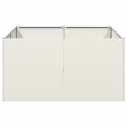 VidaXL 860739 fioriera Acciaio Bianco - Vista aggiuntiva 4