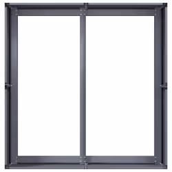 VidaXL 860740 fioriera Acciaio Antracite - Vista aggiuntiva 5