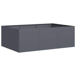VidaXL 860747 fioriera Acciaio Antracite