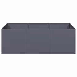 VidaXL 860747 fioriera Acciaio Antracite - Vista aggiuntiva 4