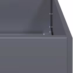 VidaXL 860754 fioriera Acciaio Antracite - Vista aggiuntiva 6