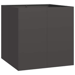 VidaXL 860780 fioriera Acciaio Nero