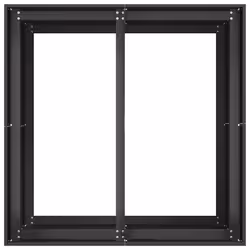 VidaXL 860780 fioriera Acciaio Nero - Vista aggiuntiva 5