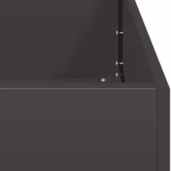 VidaXL 860780 fioriera Acciaio Nero - Vista aggiuntiva 6