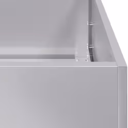 VidaXL 860792 fioriera Acciaio galvanizzato - Vista aggiuntiva 6