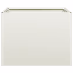 VidaXL 860795 fioriera Acciaio Bianco - Vista aggiuntiva 4